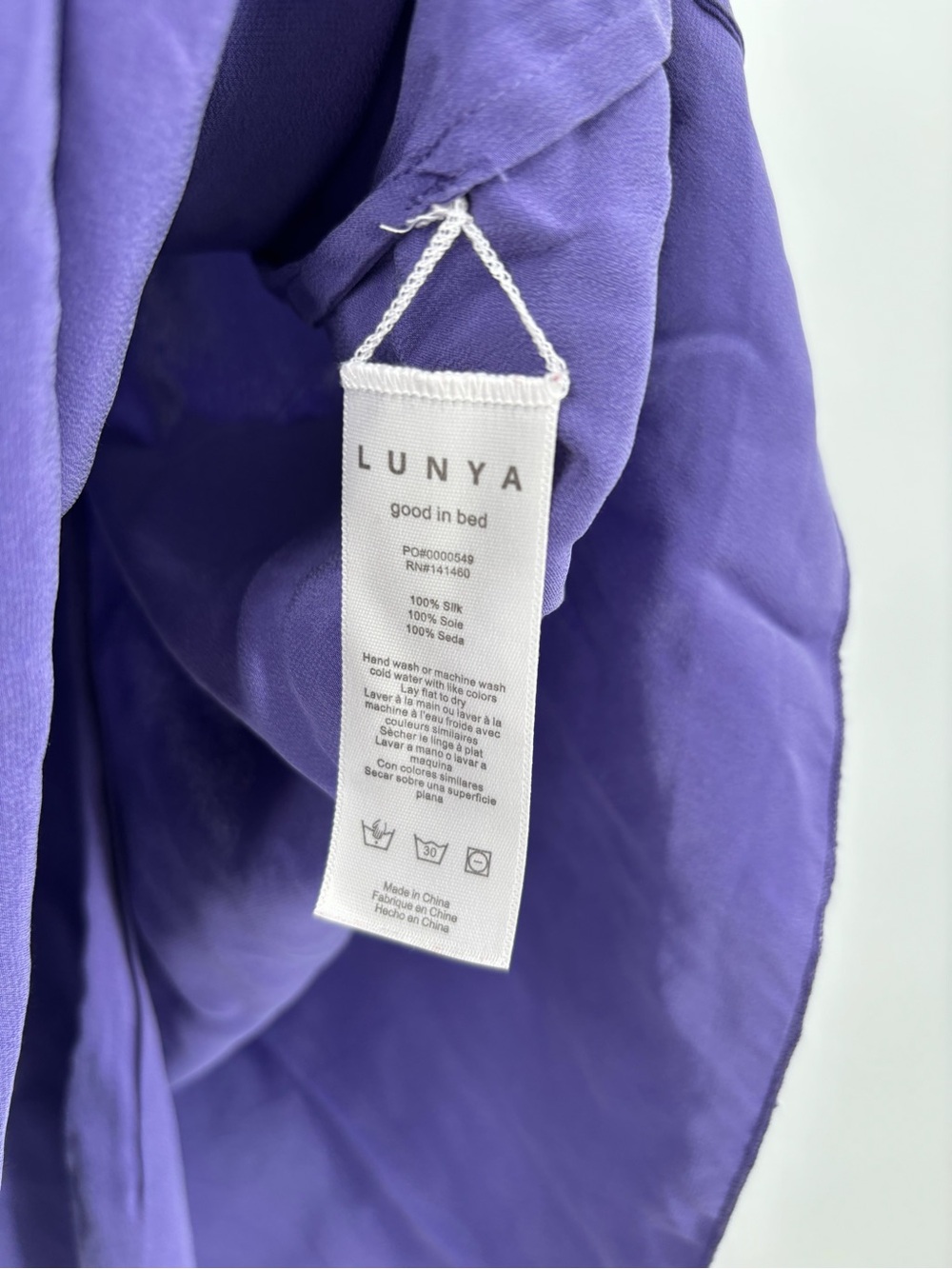 Lunya 100% silk tulip back tank top ONLY - Picture 4 of 5